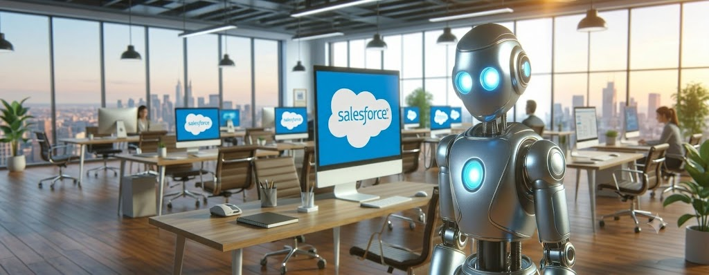 agentforce working in an office setting